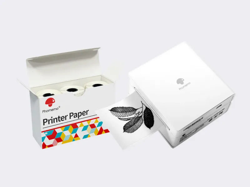 [組合] Phomemo 口袋印表機＋熱感應貼紙（1 盒）