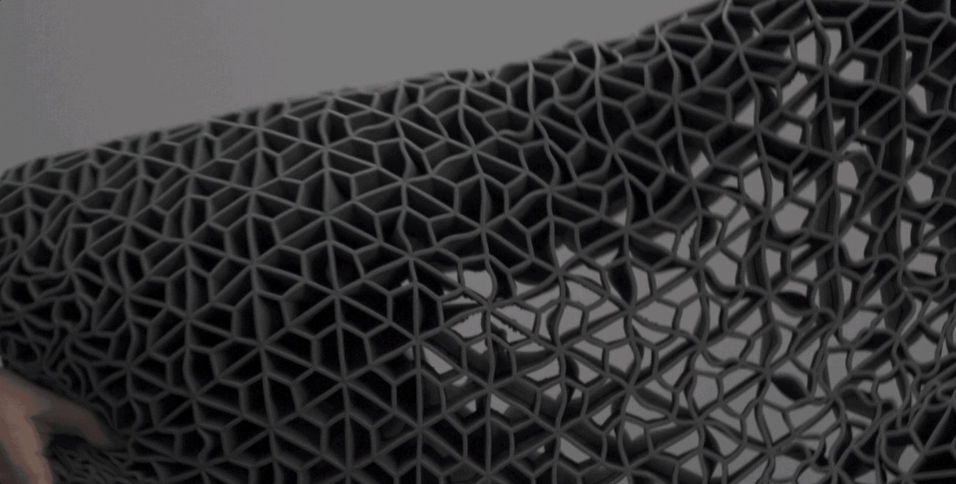 VERVEA 好眠羊枕 3D 蜂巢結構動態示意